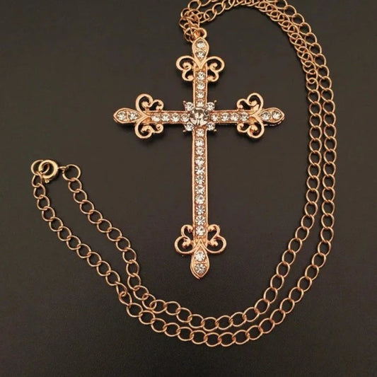 gold crucifix necklace Crucifix Necklaces