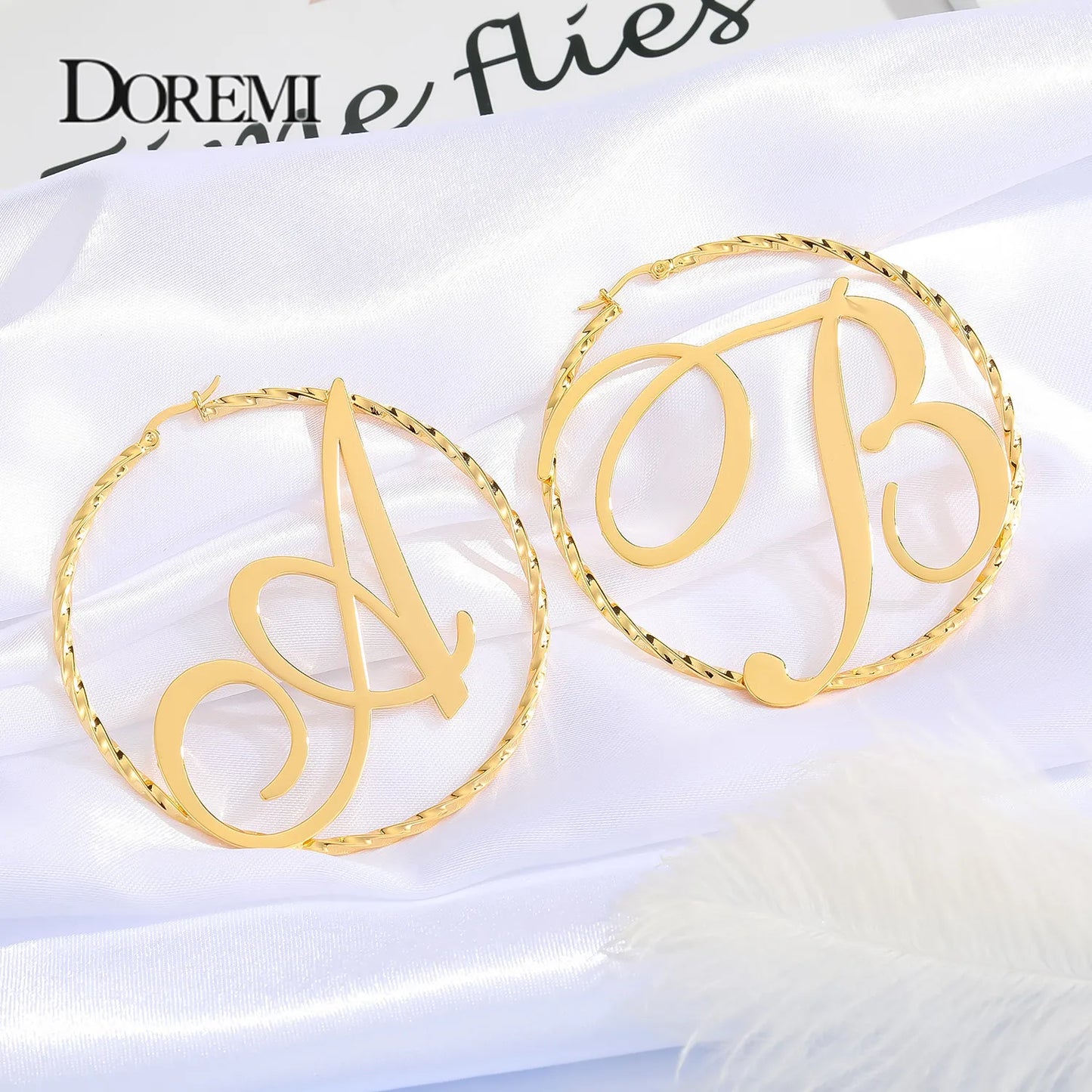 Custom Name Earrings ,Name Earrings, Name Earrings Hoop