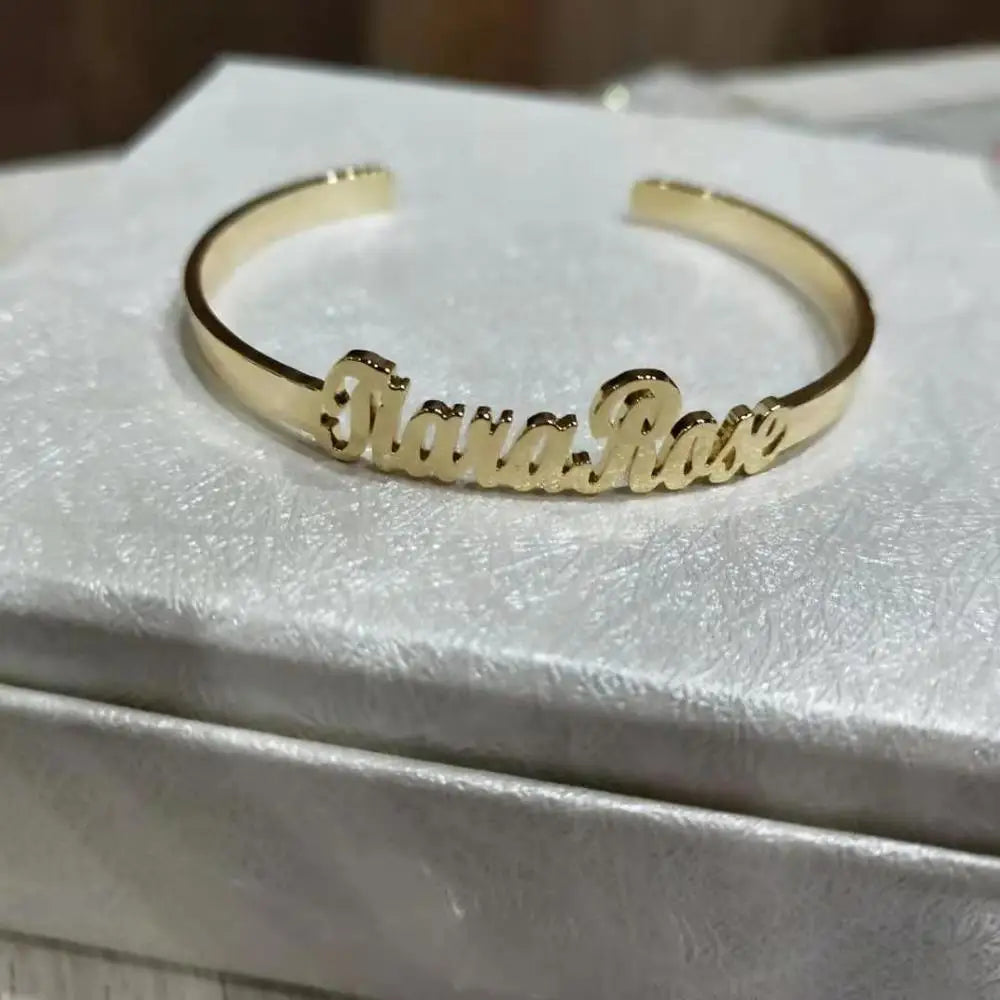 Custom Kids Name Cuff Bangle