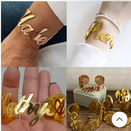 Name Cuff Bangle