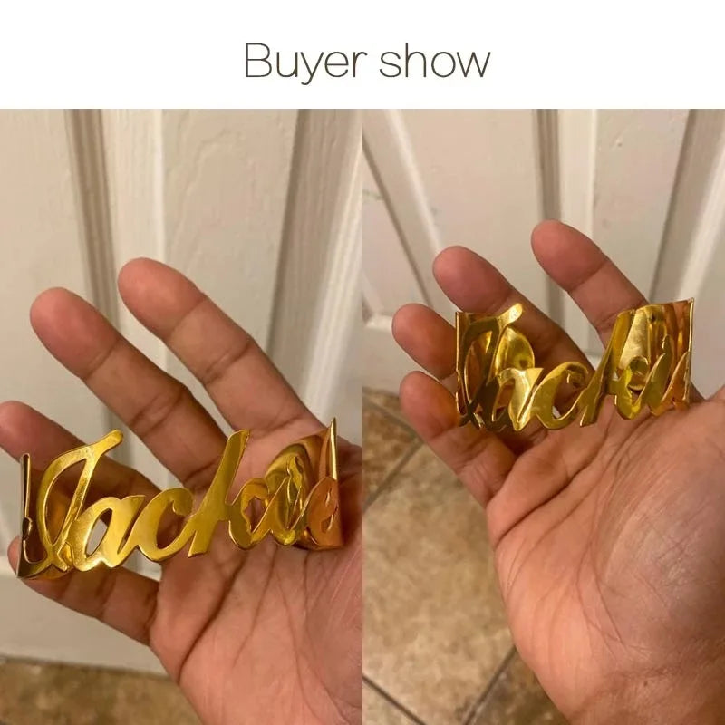 Name Cuff Bangle