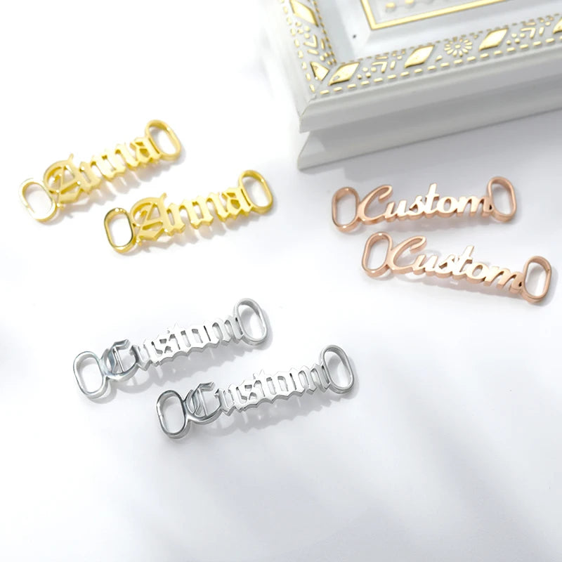 Customized Name Shoelace Buckle  Personalized Shoe