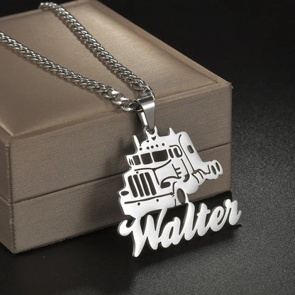 Personalized Name And Cartoon Character Necklaces Pendants