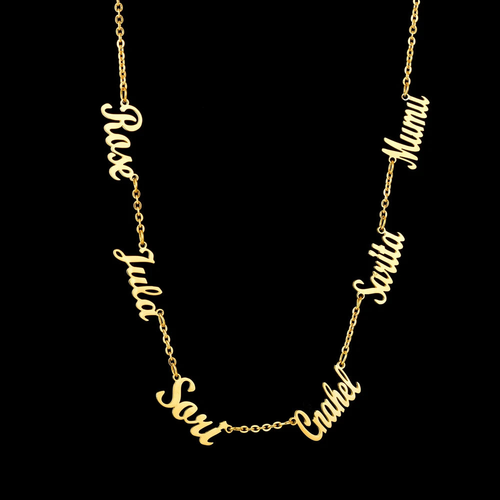 6 gold necklace 