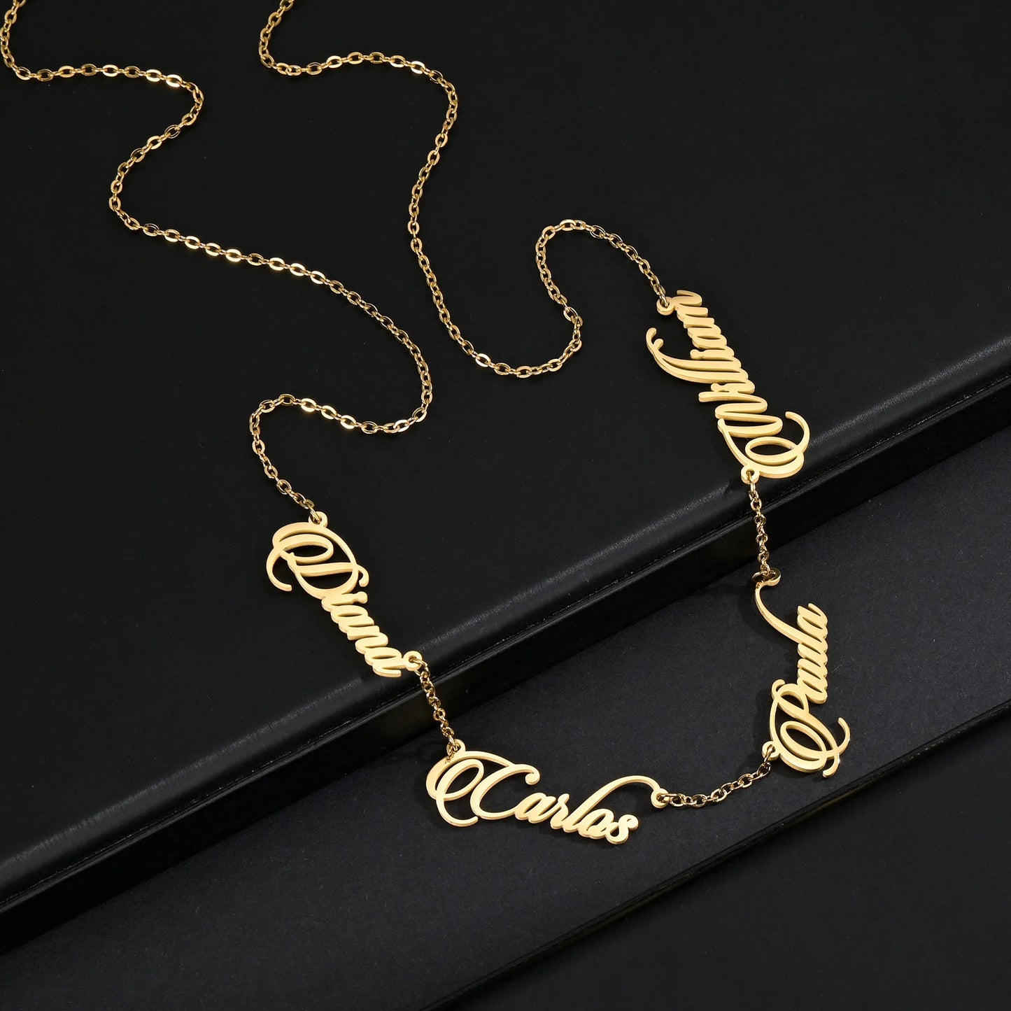 4 Necklace Gold