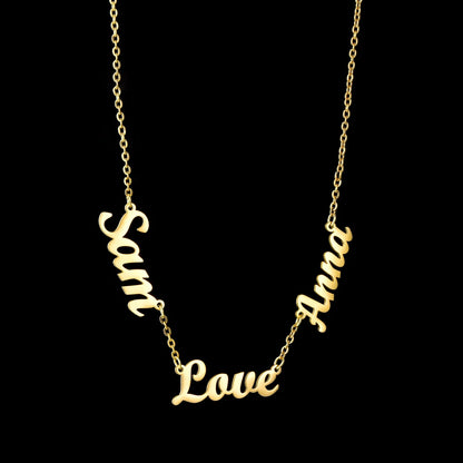 3 Necklace Gold