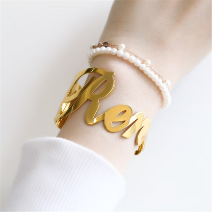 Name Cuff Bangle