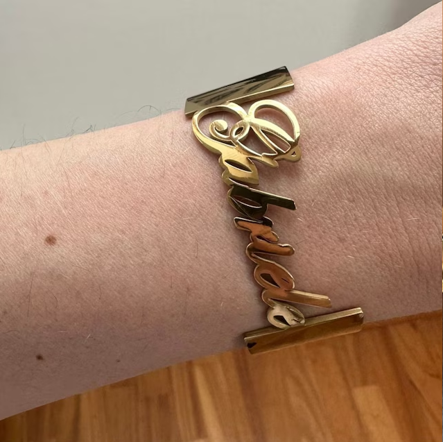 custom Name Cuff Bangle