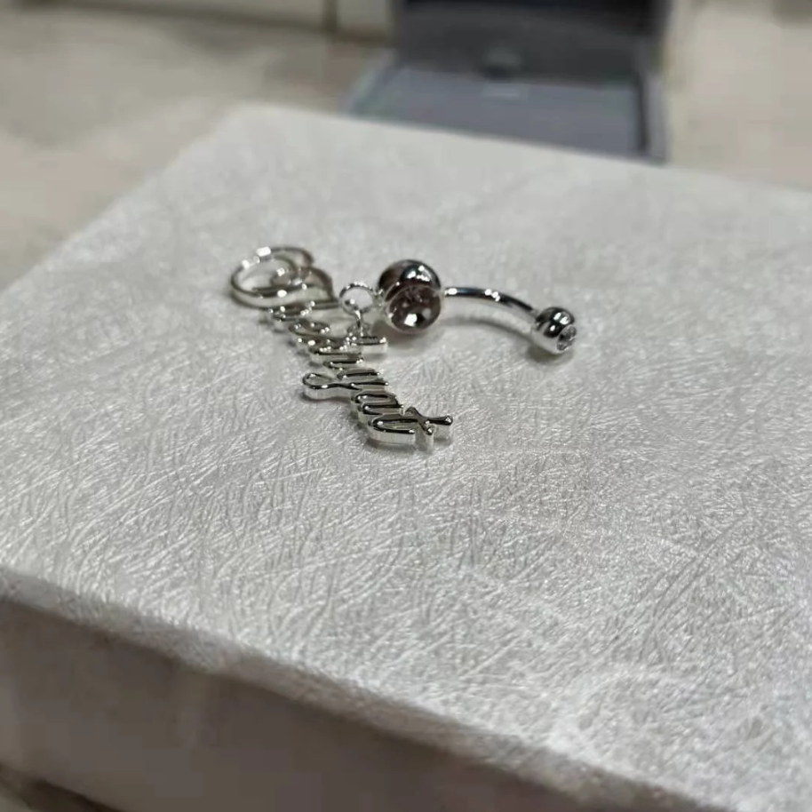 Custom Name Belly Ring ,Name Belly Rings